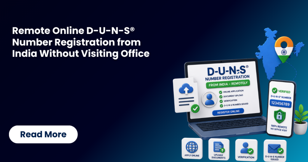 Remote Online Duns Number Registration